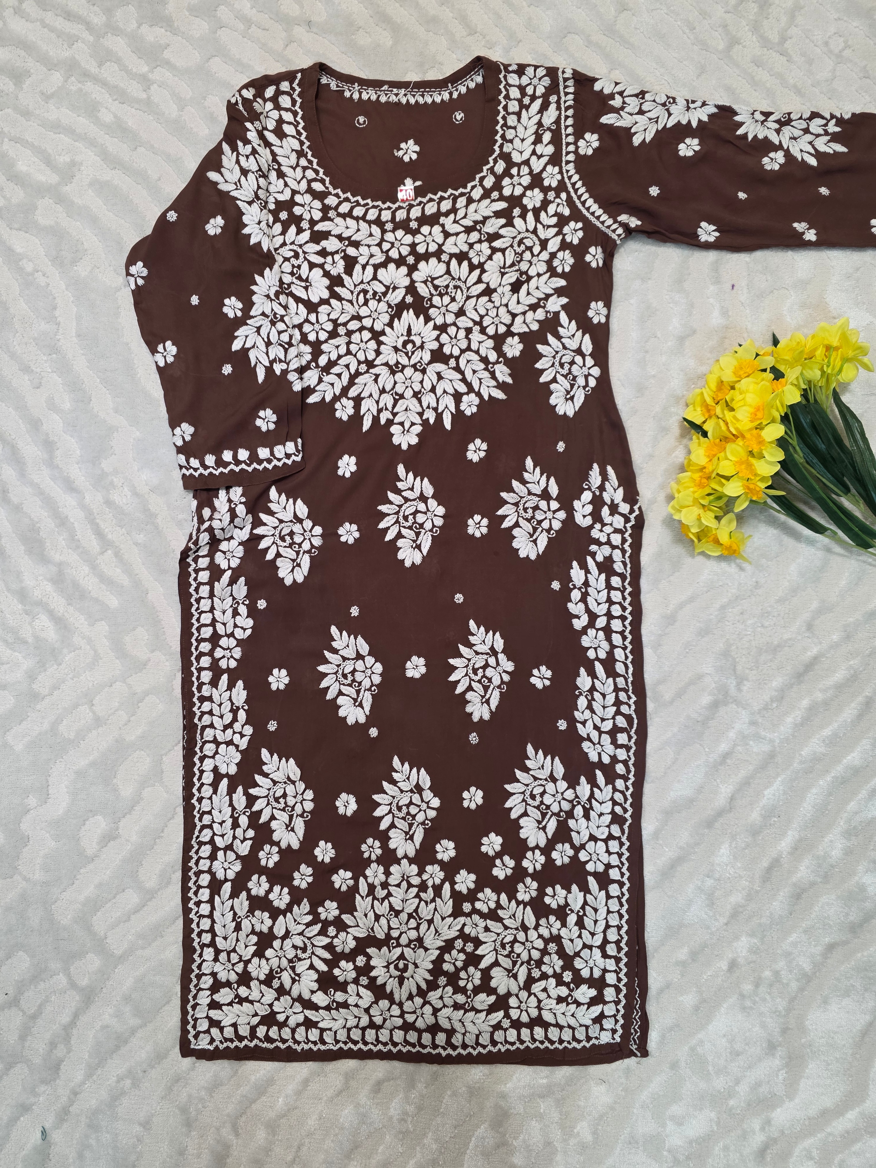 Modal Parsi Boota Long Kurti